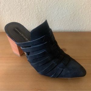 Steve Madden Leather Strap Mules